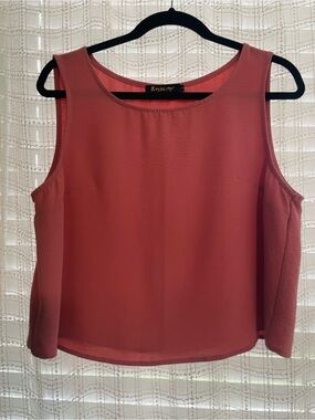 Rory Beca Dusty Rose Sleeveless Scoop Neck Tank $2/20